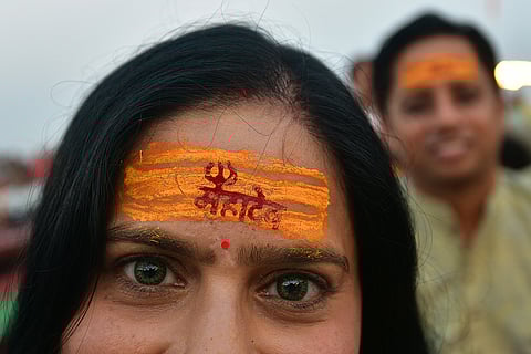 A devotee of Lord Shiva